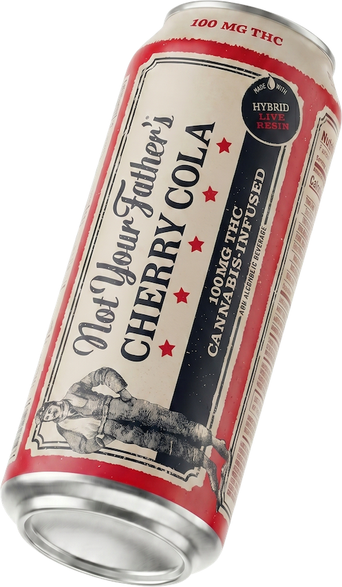 Cherry Cola cannabis soda can